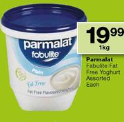 Parmalat Fabulite Fat Free Yoghurt Assorted-1kg