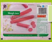 Eskort Weigh-Less Rooi Weense Worsies-500g