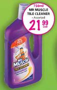 Mr. Muscle Tile Cleaner-750ml Each