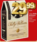 Sally Williams Donker/Melksjokoladenougat-125g Elk