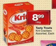 Tasty Treats Krit Crackers Assorted-150g