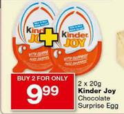 Kinder Joy Chocolate Surprise Egg-2x20g
