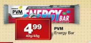 PVM Energy Bar-40g/45g