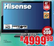 Hisense 42" (107cm) LED TV (42K16)