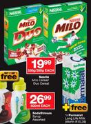 Nestle Milo Cereak/Duo Cereal-330g/350g Each