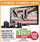 Sony LCD TV-102cm & Home Theatre System-DAV340