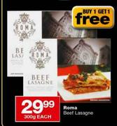 Roma Beef Lasagne-300g each