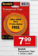 Scotch Transparent Tape-Each