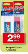 Scripto Erasers-Each