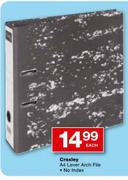 Croxley A4 Lever Arch File-Each
