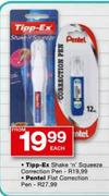  Pentel Flat Correction Pen-Each