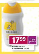 PnP Real Baby Baby Lotion-200Ml