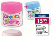 Krayons Petroleum Jelly Assorted-250Ml + Krayons Petroleum Jelly-100Ml