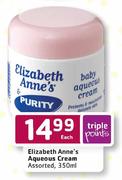 Elizabeth Anne's Aqueous Cream Assorted-350Ml