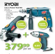 Ryobi 3-In-1 Power Tool Kit-Per Set
