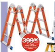 Pro Tools Heavy Duty Multi Purpose Aluminium Ladder-Each