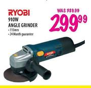 Ryobi Angle Grinder-910W
