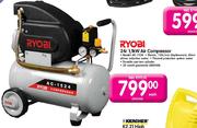 Ryobi 24L 1.1KW Air Compressor-Each