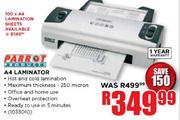 Parrot A4 Laminator