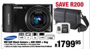 Samsung WB150F Black Camera + 4GB SDHC + Bag