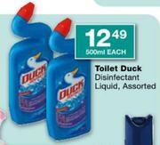 Toilet Duck Disinfectant Liquid Assorted-500ml Each