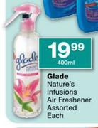 Glade Nature's Infusions Air Freshener Assorted-400ml Each