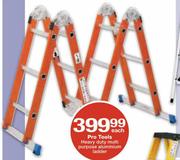 Pro Tools Heavy Duty Multi Purpose Aluminium Ladder-Each 