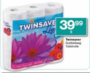 Twinsaver Dubbellaag Toiletrolle-9's