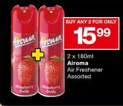 Airoma Air Freshener Assorted-2x180ml