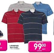 Legend Mens Golfer Size:s-3xl Each