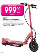 Razor E100 Electric Scooter Red