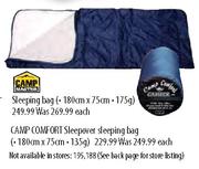 Camp Comfort Sleepover Sleeping Bag