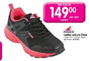 Power Leisure Ladies Shoes-Size 4-8 Per Pair