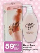 Happy Event Antenatal Massage Lotion-200ml Each