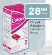 Calpol Strawberry Paediatric Syrup-100ml