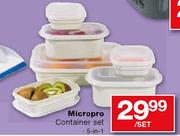 Micropro Container Set-5-in-1-Per Set 
