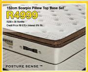 Scorpio Pillow Top Base Set-152cm