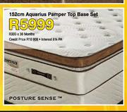 Aquarius Pamper Top Base Set-152cm