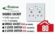 Crabtree Single Socket