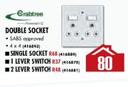 Crabtree 2 Lever Switch