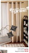Linen Eyelet Curtain-145x225cm