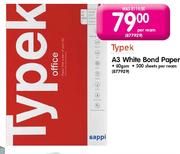Typek A3 White Bond Paper-Per Ream