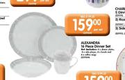 Alexandra 16 Piece Dinner Set-Per Set 