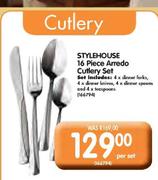 Stylehouse 16 Piece Arredo Cutlery Set-Per Set