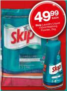 Skip Laundry Liquid 750ml/Washing Powder 2Kg-Each