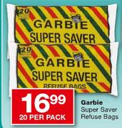 Garbie Super Saver Refuse Bags-20 Per Pack