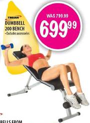Trojan dumbbell 200 bench online