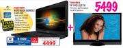 Toshiba Notebook Bundle (C660-268) + Toshiba 19" FHD LED TV