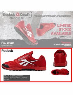 reebok crossfit nano 2.0 red