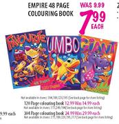Empire 120 Page Colouring Book-Each